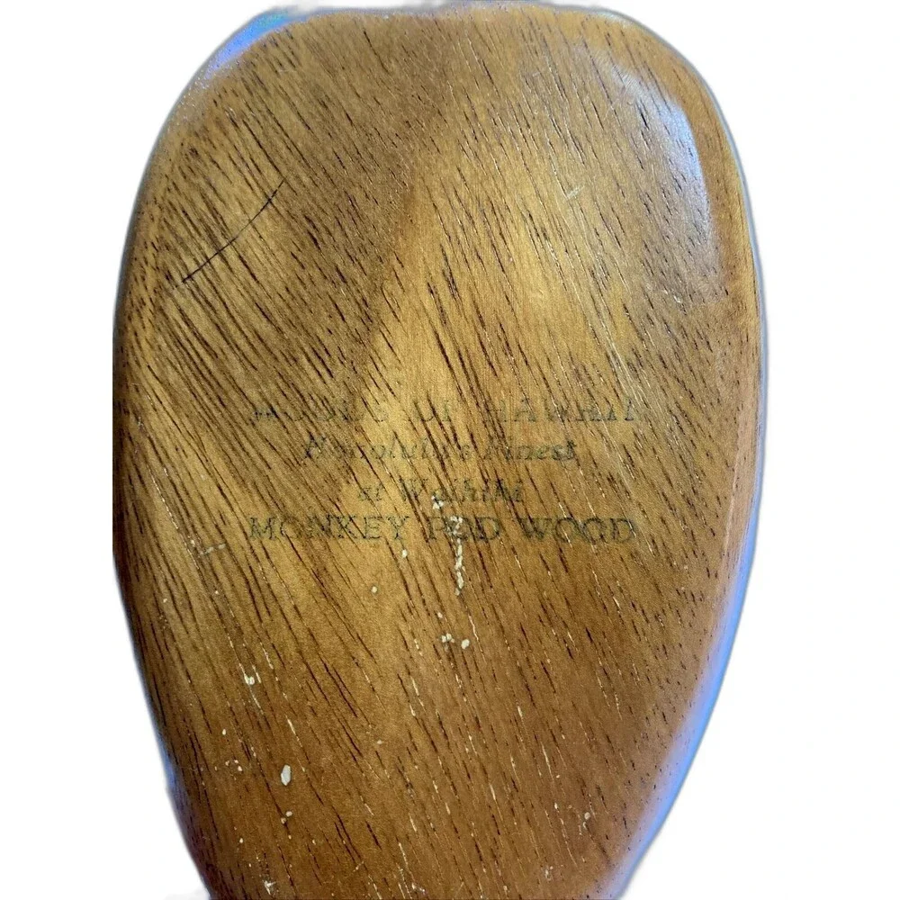 Monkey Pod Tray Pineapple Honolulu Waikiki Hawaii Bowl 9.25 x 4 inches